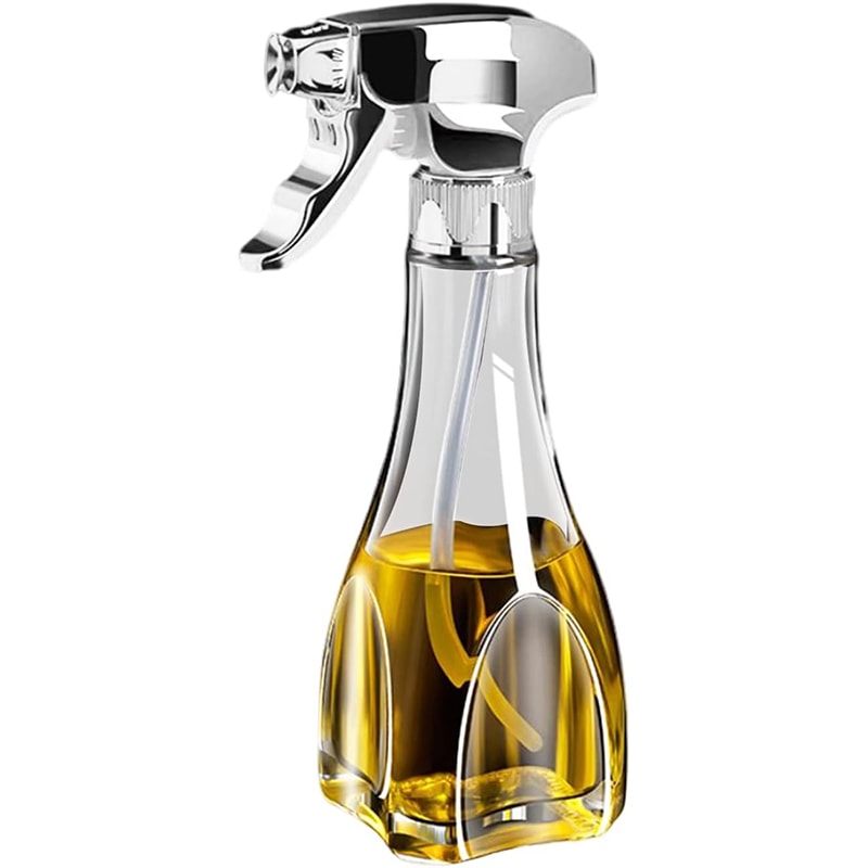 New Oil Sprayer Glass Olive Oil Sprayer Bottle with Rotatable Nozzle, Oil Spritzer Oil Mister for Air Fryer