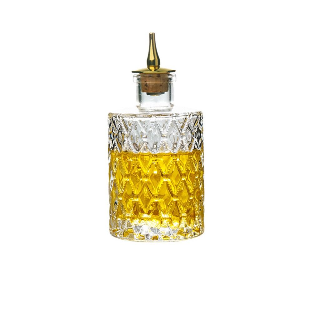 Vintage Bottle Of Bitters Glass Bitter Dispenser Bottle Multi Function Sealing Bartender Bottle Par 6