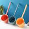 Long Handled Plastic Water Spoon Kitchen, Large Capacity Thickened Water Ladle, Multi Functional Bathing Scoop for Child