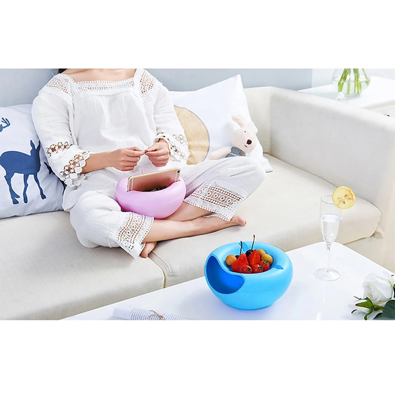 Snacks Bowl Creative Bowl Double Layer Dry Fruit Containers Snack Storage Box Sunflower Seed Nut Bo 3