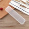 Portable Flatware Box Travel Tableware Storage Case, Simple Tableware Storage Box Case for Cutlery Kit Dinnerware Bag
