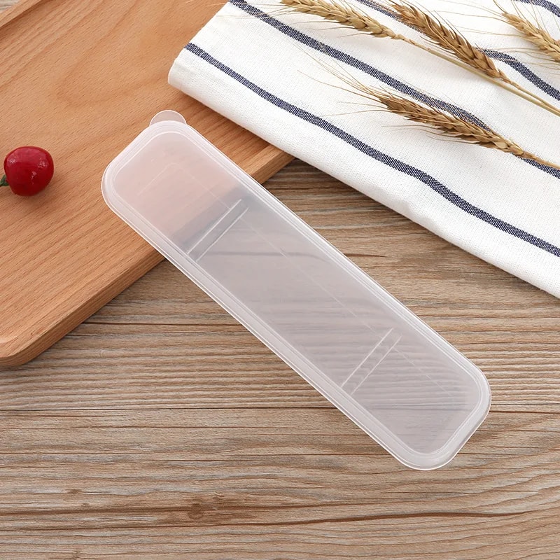 Portable Flatware Box Travel Tableware Storage Case, Simple Tableware Storage Box Case for Cutlery Kit Dinnerware Bag