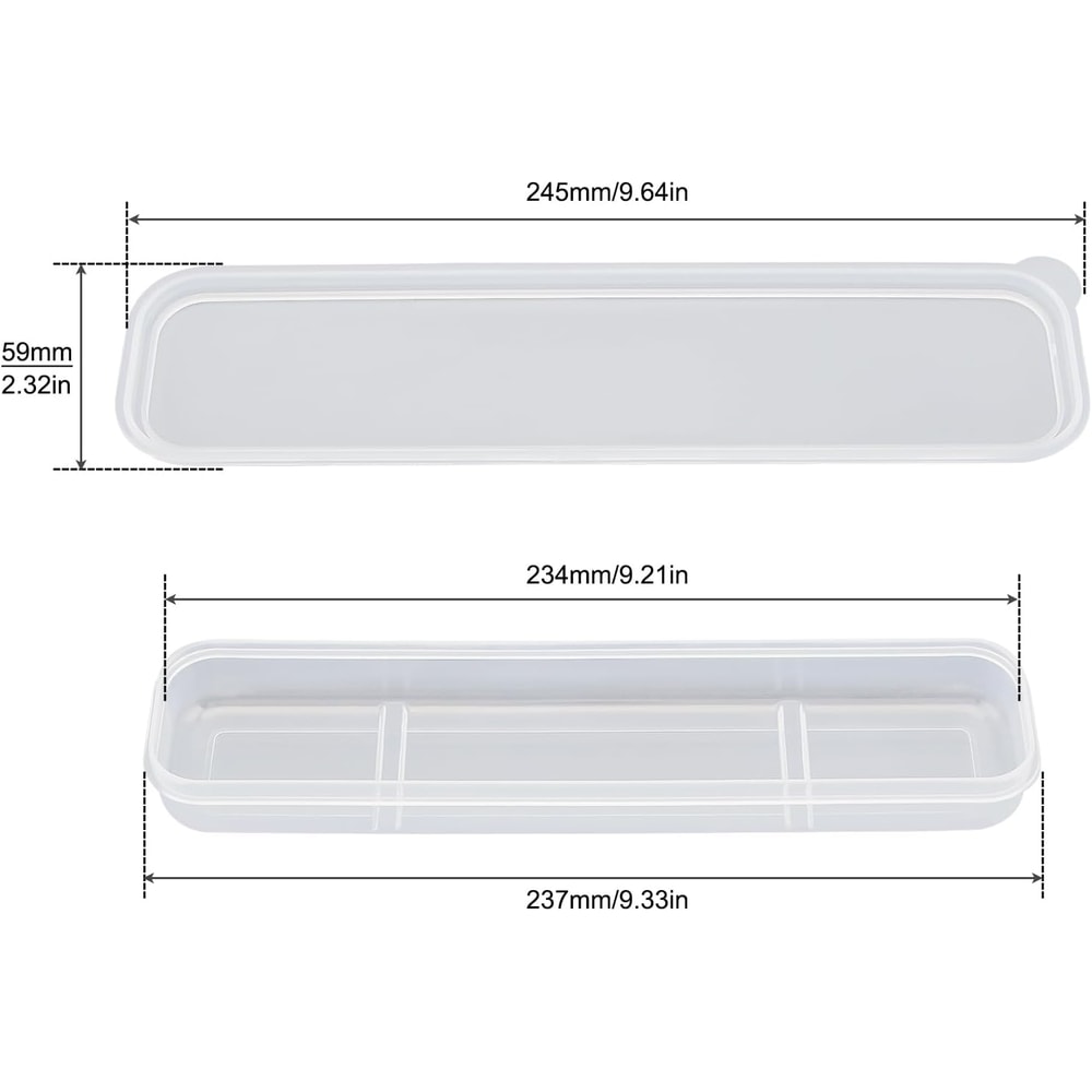 Portable Flatware Box Travel Tableware Storage Case, Simple Tableware Storage Box Case for Cutlery Kit Dinnerware Bag