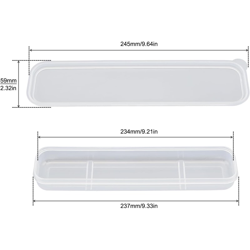 Portable Flatware Box Travel Tableware Storage Case, Simple Tableware Storage Box Case for Cutlery Kit Dinnerware Bag