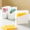 Cheese Slice Storage Box for Kitchen Refrigerator, Cheese Container with Cover, Instant Coffee Tea Bag Ketchup Packet