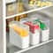 Cheese Slice Storage Box for Kitchen Refrigerator, Cheese Container with Cover, Instant Coffee Tea Bag Ketchup Packet