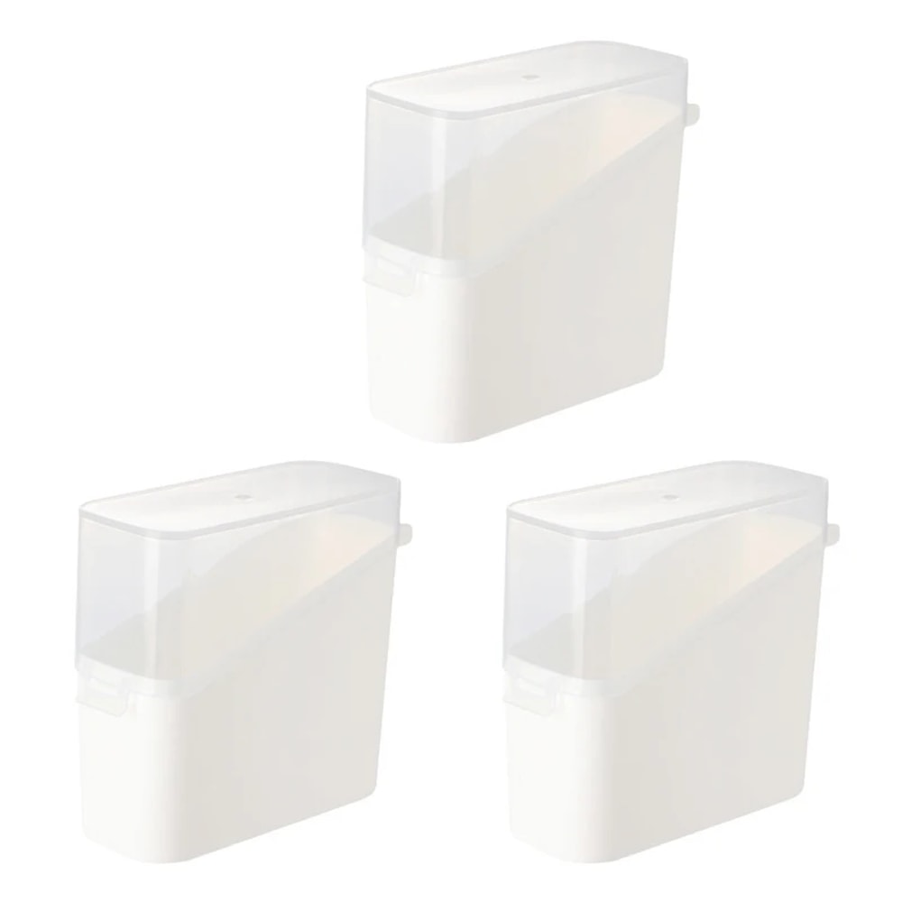 Cheese Slice Storage Box for Kitchen Refrigerator, Cheese Container with Cover, Instant Coffee Tea Bag Ketchup Packet