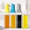 Glass Oil Bottle, Leak-Proof Condiment Container, Square Olive Oil Dispenser for Kitchen