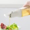 Glass Oil Bottle, Leak-Proof Condiment Container, Square Olive Oil Dispenser for Kitchen