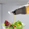 Glass Oil Bottle, Leak-Proof Condiment Container, Square Olive Oil Dispenser for Kitchen