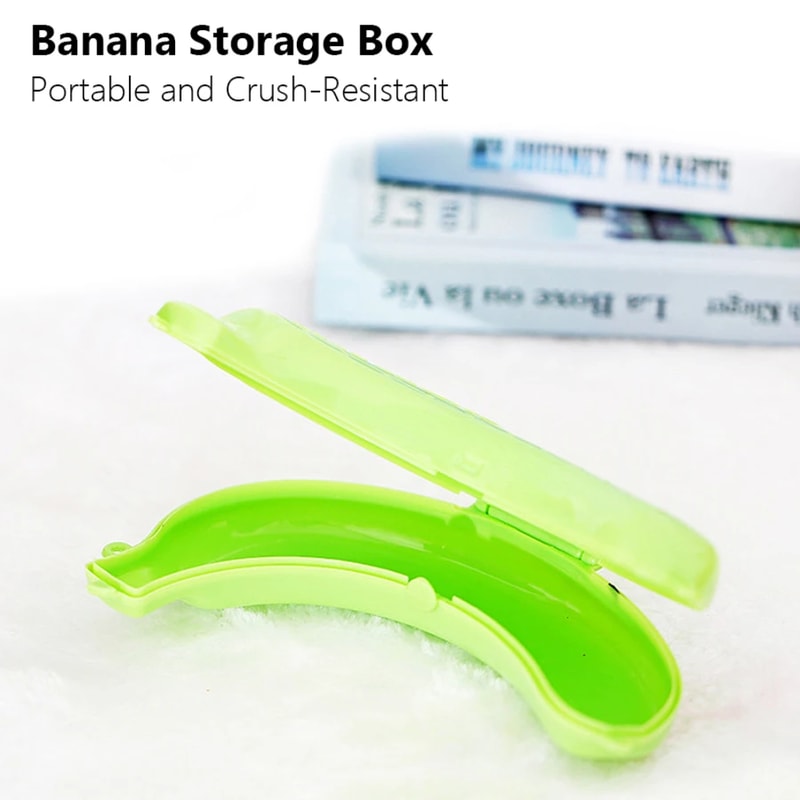 Banana Storage Box for Outdoor Travel, Cute Case Protector, Lunch Fruit Storage Holder