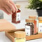 Bamboo Lid Airtight Spice Jars for Spice Rack, Pepper Storage Container Kitchen Tools