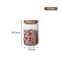 Wood Lid Organizer Glass Airtight Canister Kitchen Storage Jar Sealed Food Container Ginger Cereal 8