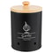 Garlic Keeper Storage Jar with Wood Lid, Versatile Onion and Potato Storage Box with Aerating Holes for Home Use
