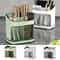 Chopstick Cage Multifunctional Drainage Tray Kitchen Storage Rack, Large Detachable Tableware Holder
