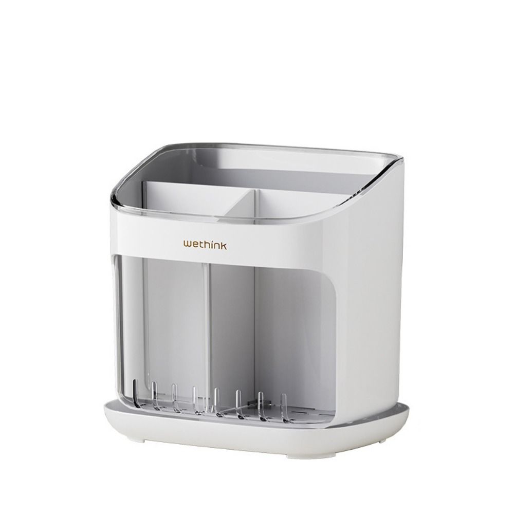 Chopstick Cage Multifunctional Drainage Tray Kitchen Storage Rack, Large Detachable Tableware Holder