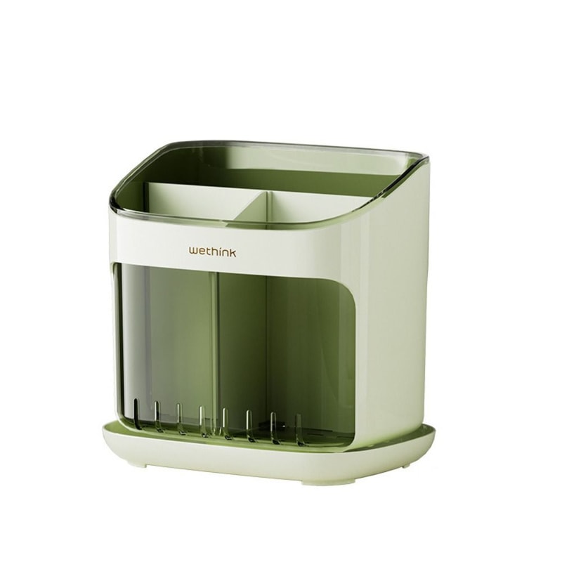 Chopstick Cage Multifunctional Drainage Tray Kitchen Storage Rack, Large Detachable Tableware Holder