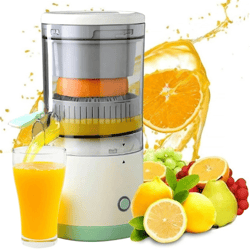 electric juicer usb charging, automatic citrus lemon squeezer, wireless fruit blender