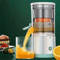 Electric Juicer USB Charging, Automatic Citrus Lemon Squeezer, Wireless Fruit Blender