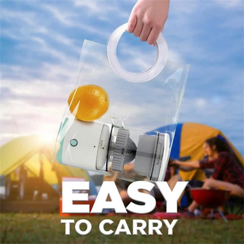 Electric Juicer USB Charging, Automatic Citrus Lemon Squeezer, Wireless Fruit Blender