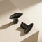 Retro-inspired Distressed Finish, Dooroom Solid Brass Black Cabinet Knobs, T-bar Handle for Furniture Drawers