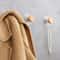 Wooden Hook Geometric Shape PunchFree Wall Hook For Hanging Coats Hats Scarves 0