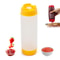 Dual Head Kitchen Squeeze Bottle, Leakproof Upside Down Sauce Dispenser for Jam and Tomato Sauce