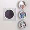 Magnetic Fridge Organiser, Round Tin Box with Magnet, Kitchen Spice Storage Box, Home Office Organisers