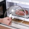 Microwave Splash Cover With Steam Vent HighTemperature Resistant Guard Lid Transparent Food Heating 2