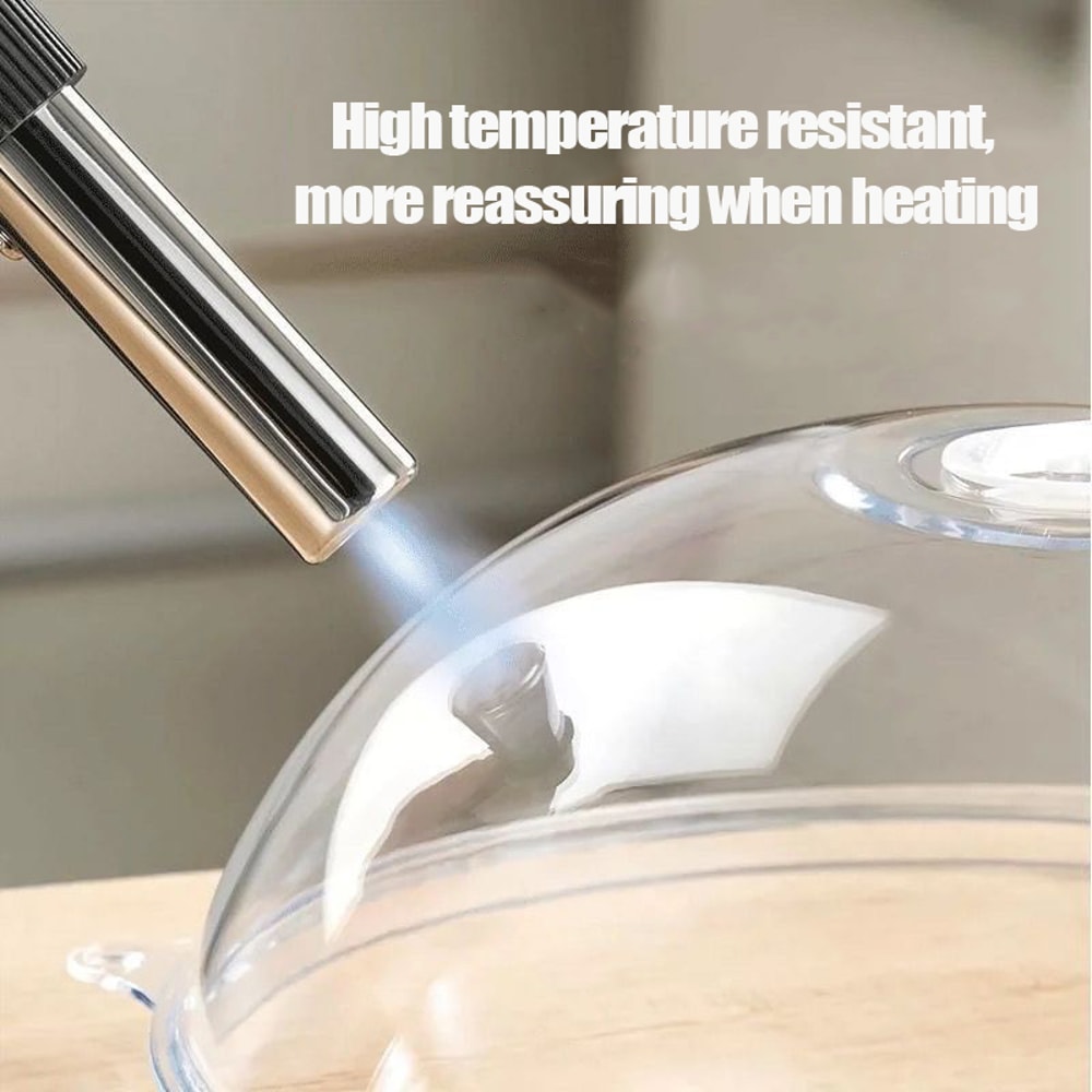 Microwave Splash Cover With Steam Vent HighTemperature Resistant Guard Lid Transparent Food Heating 5