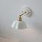 Modern Minimalist Floral White Ceramic LED Bedside Wall Lamp Bedroom Living Room Indoor Lighting Fi 1