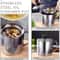 Kitchen Oil Container Can with Strainer, Bacon Grease Storage for Cooking and Frying Oil