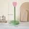 Tulip Wood Paper Towel Holder, Kitchen Roll Tissue Vertical Stand for Bathroom Storage