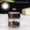 Simple Airtight Glass Canister Wood Lid Storage Jar Coffee Beans Storage Container 6