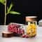 Simple Airtight Glass Canister Wood Lid Storage Jar Coffee Beans Storage Container 4