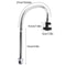 Waterfall Faucet, Stainless Steel Chrome-Plated, Corrosion-Resistant, Sturdy and Durable