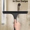 Glass Door Shower Squeegee Integrated Silicone BuiltIn Hook For Easy Hanging 1