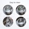 Stainless Steel Spice Grinder With Mortar and Pestle, Herb Grinder Bowl, Seasoning Mill, Pill Crusher