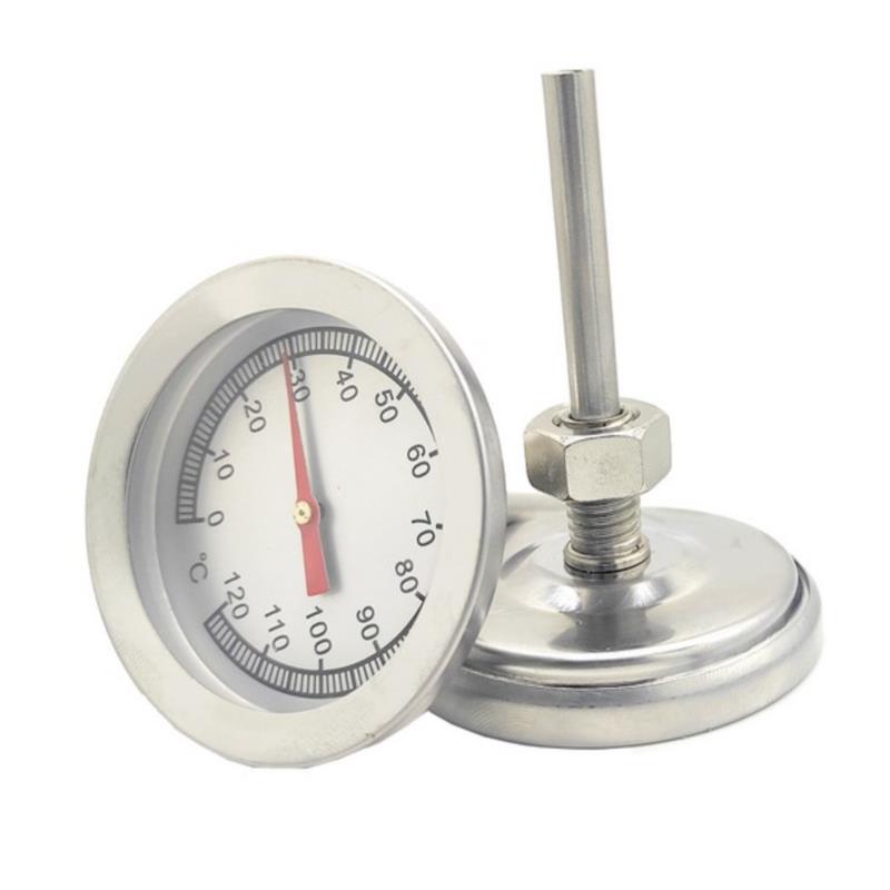 Kitchen Round Meat Thermometer Durable Stainless Steel Food Dial Multifunction Mechanical Read Ther 1