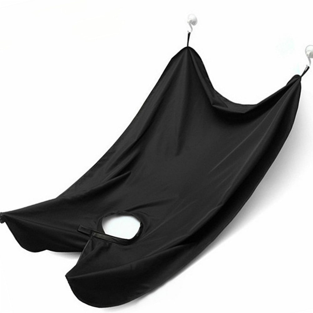 Beard Shaving Cape with Suction Cups, Mustache Shaving Apron for Easy Clean Up Hair Removal Tool for Men