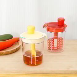 manual mixing cup, egg liquid mixing bottle, kitchen tool for sauces and salad dressings