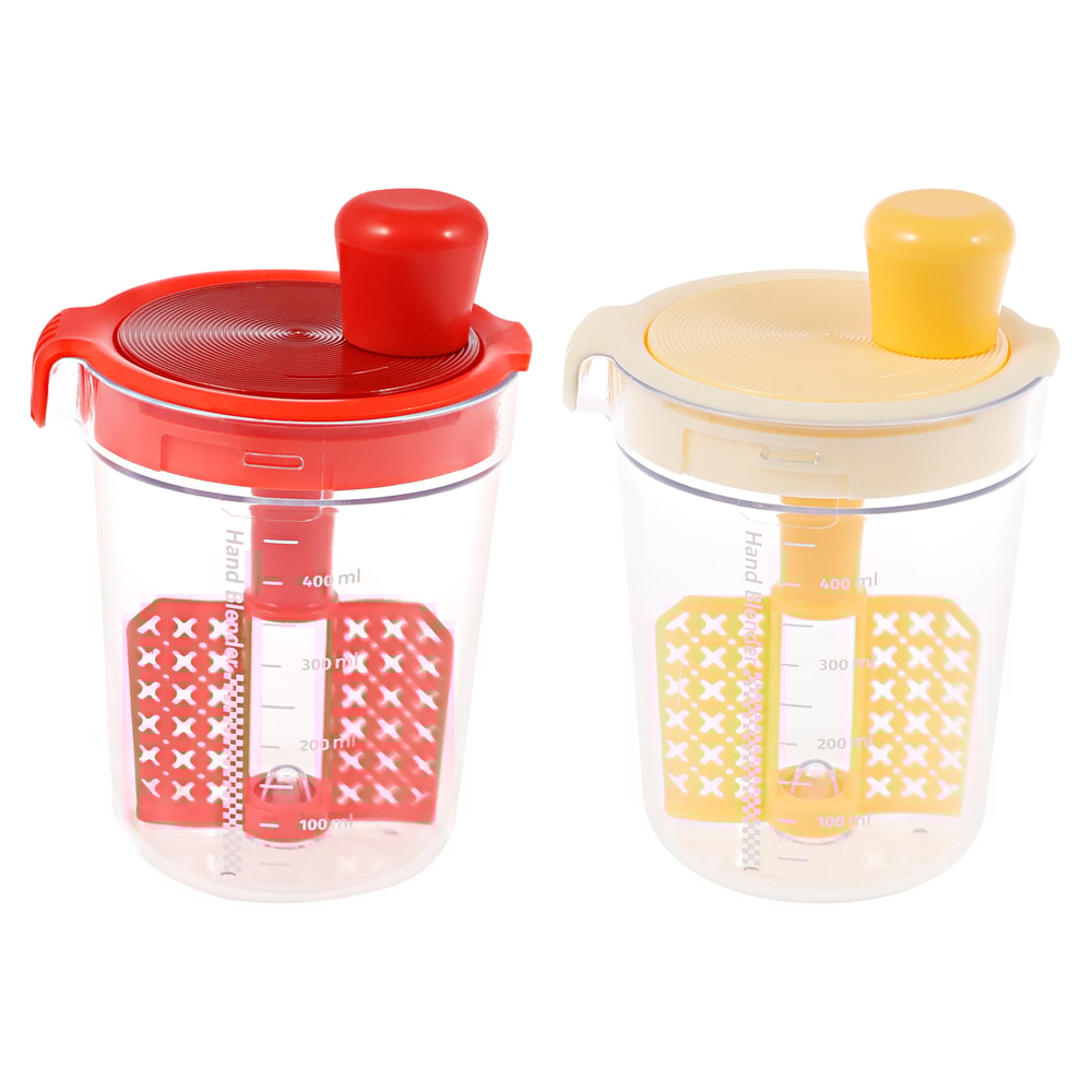 Manual Mixing Cup, Egg Liquid Mixing Bottle, Kitchen Tool for Sauces and Salad Dressings