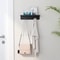 Wall Mounted Key Holder, Mail Shelf Organizer with Hooks for Kitchen and Bathroom Storage