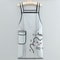 Waterproof TPU Kitchen Apron Sleeveless, Oil Resistant for Cooking Cleaning
