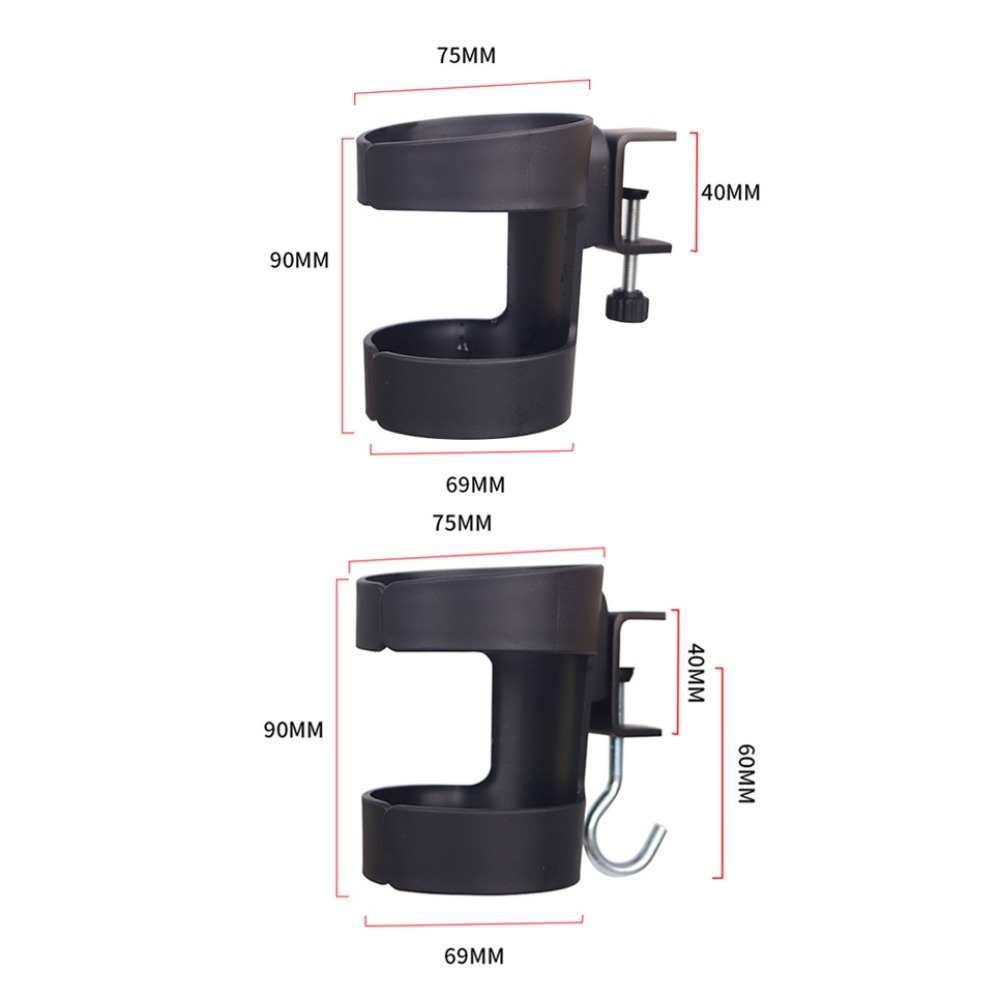 New Plastic Desk Cup Holder, Anti Spill Portable Cup Storage Rack, Multi-functional Punch-free Table Fixed Storage Rack