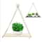 Hanging Wooden Storage Rack, Wall Decoration Hanging Rope Flower Pot Storage Rack