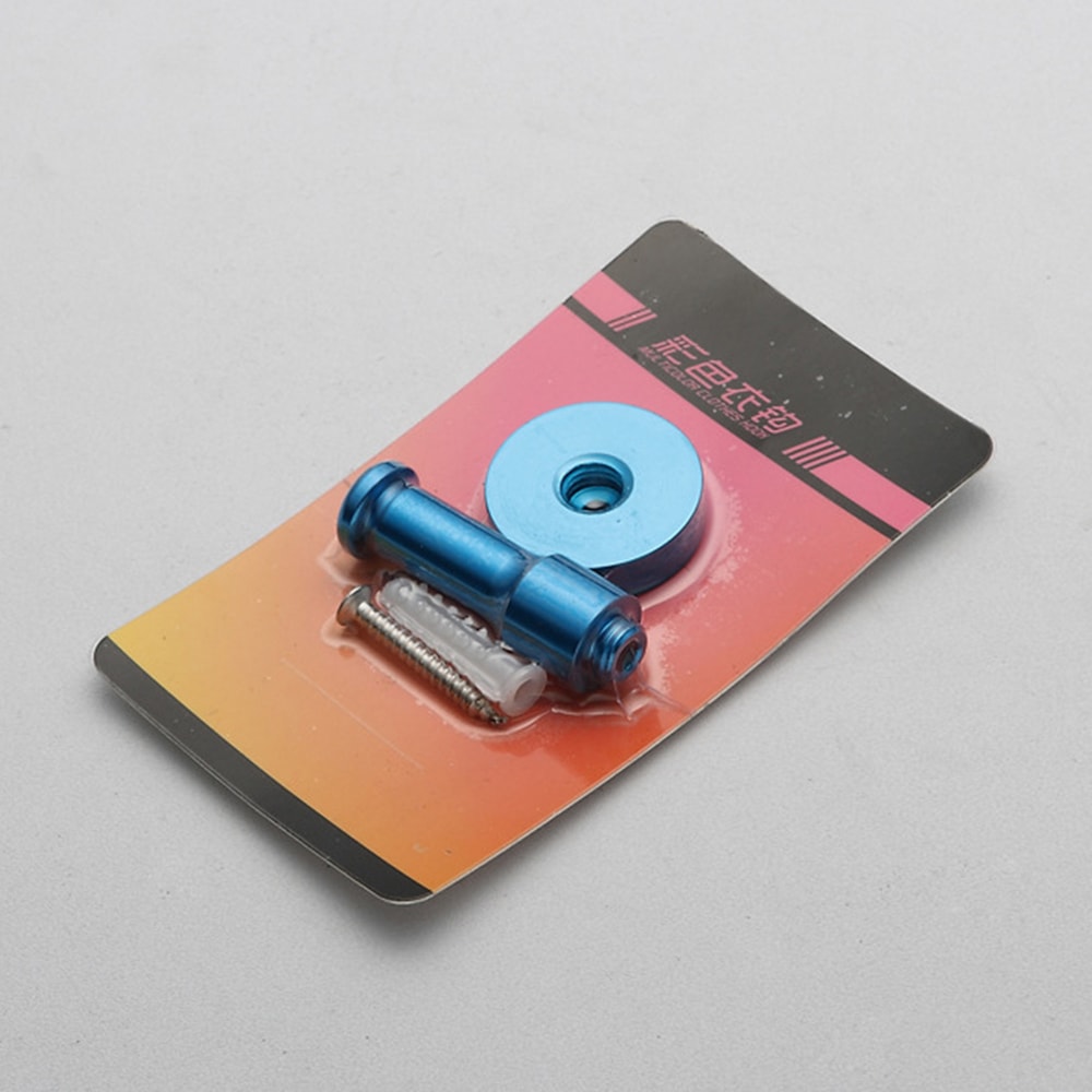 Colorful Decorative Wall Hanger For Clothes Keys Towels Bathroom Kitchen Metal Aluminum Drilling Wa 1