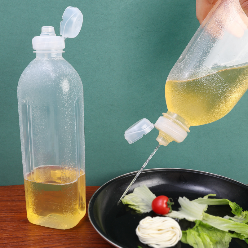Squeeze Seasoning Bottles High Temperature Oil Resistance Soy Sauce Oil Control Bottle Multifunctio