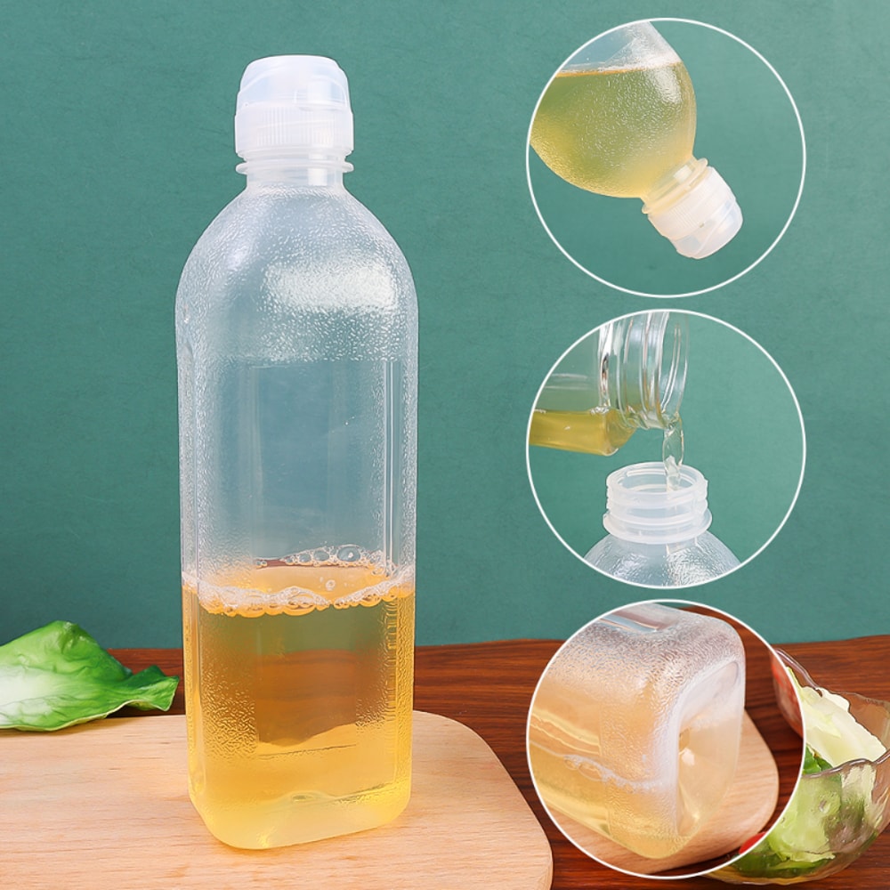Squeeze Seasoning Bottles High Temperature Oil Resistance Soy Sauce Oil Control Bottle Multifunctio