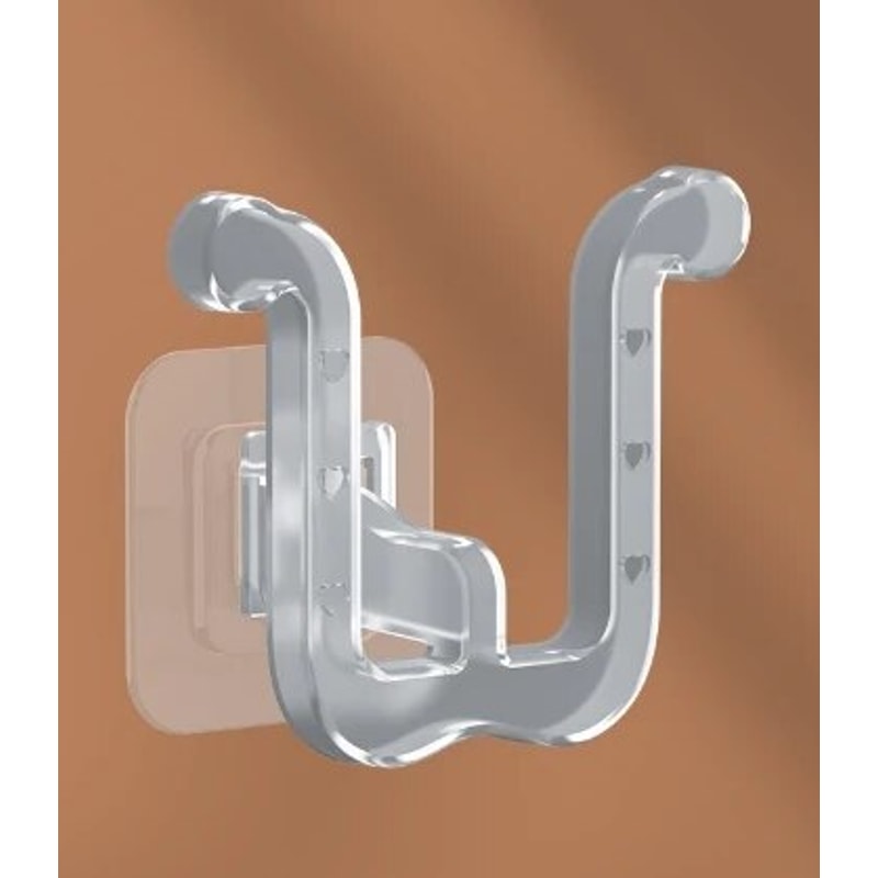 Wall Mounted Ushaped Slipper Rack Bathroom Storage Sandal Holder For Toilet Drainage 6